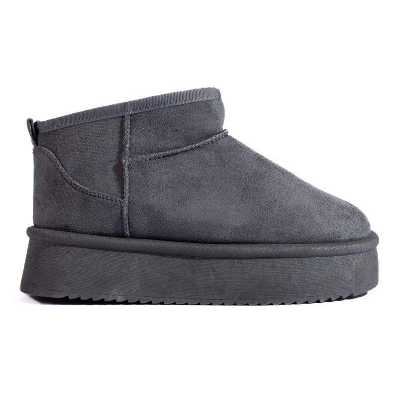 Bottines de neige basses femme Shelovet grises Bottines de neige basses femme Shelovet grises