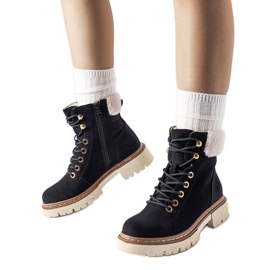 Bottes d'hiver isolées noires Bassano pour femme le noir Bottes d'hiver isolées noires Bassano pour femme le noir