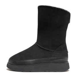 FitFlop GEN-FF Bottes courtes en peau de mouton double face W GO9-090 le noir