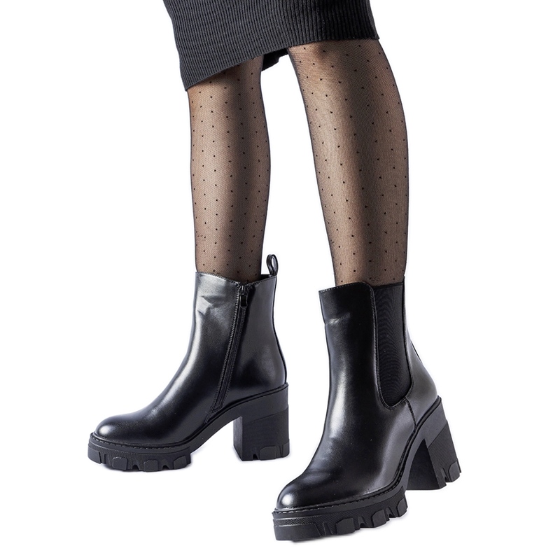 Bottines Corpolo isolées noires le noir