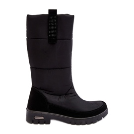 Bottes de neige isolées pour femmes Progress PROGJ-22-136 Noir le noir