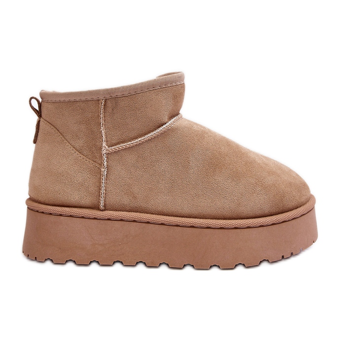 Bottes de neige à plateforme avec doublure en fourrure pour femme, beige Xamella Bottes de neige à plateforme avec doublure en fourrure pour femme, beige Xamella