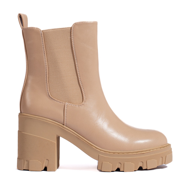 Bottines femme Shelovet, beige