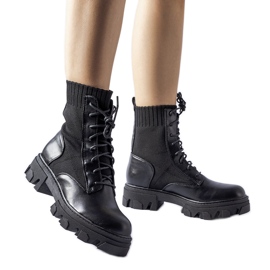 Chaussettes noires à enfiler Primero