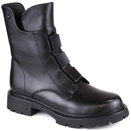 Bottines zippées isolées noires pour femme Filippo DBT4890 le noir