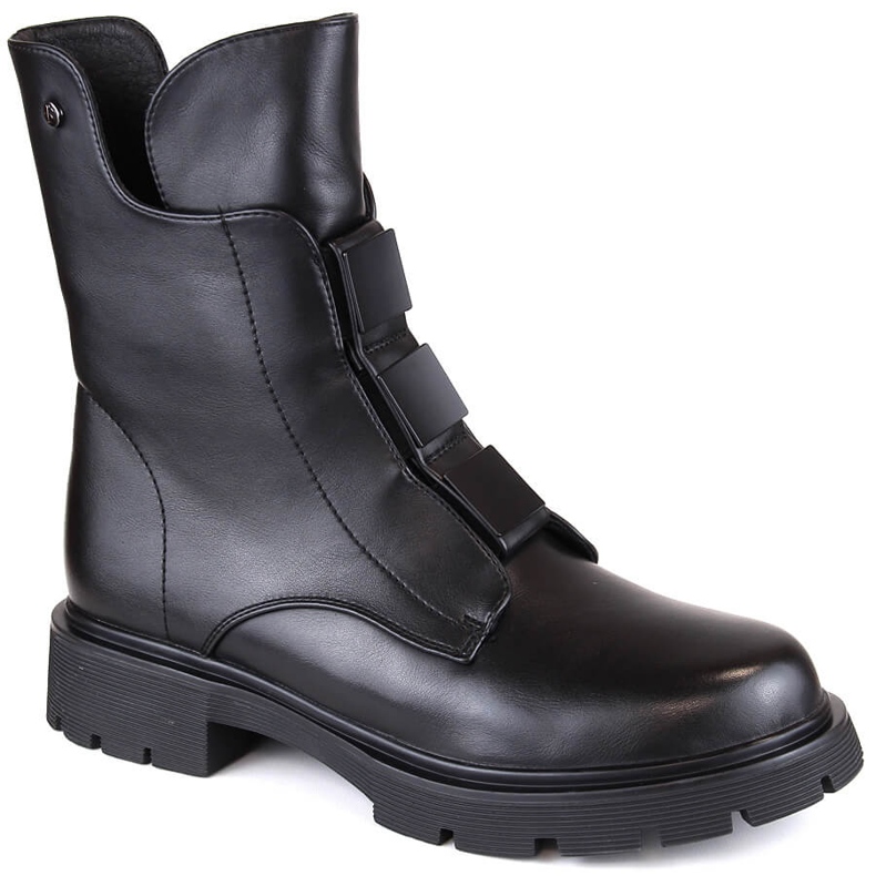Bottines zippées isolées noires pour femme Filippo DBT4890 le noir