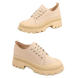 Baskets trekking Golv Kaki beige