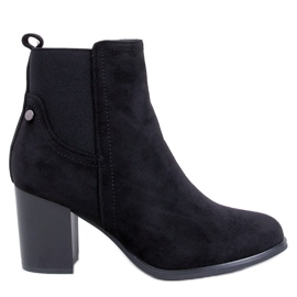 Bottines classiques à talons hauts Rosey Black le noir