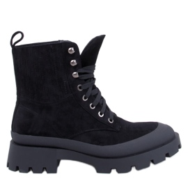 Demps Bottes de randonnée noires le noir