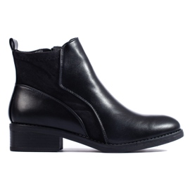 SHELOVET Bottines courtes femme noires