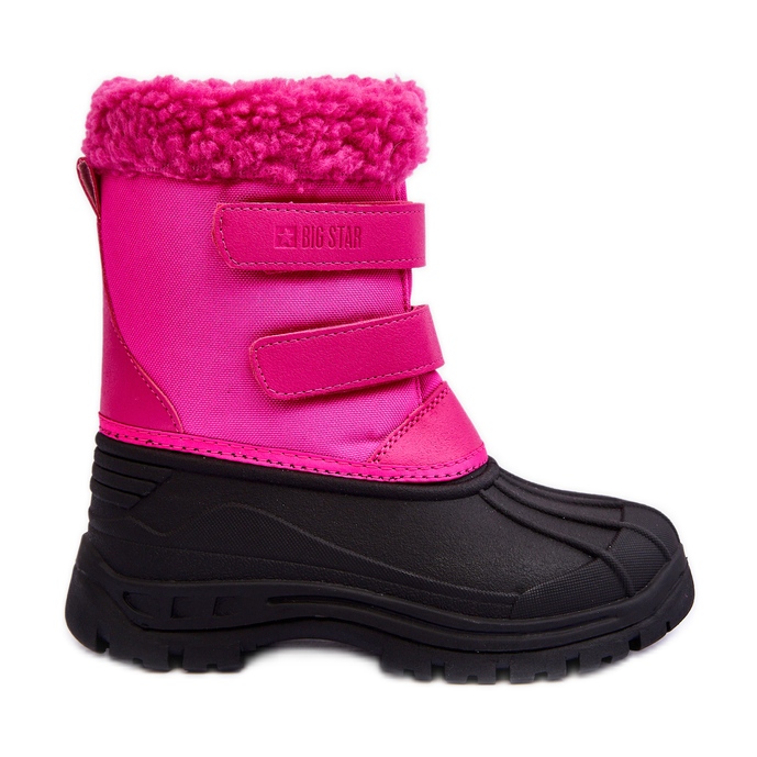 Bottes de neige Velcro Enfant Big Star Fuchsia MM374112 rose