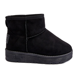 Bottes de neige isolées pour enfants noir Big Star MM374054