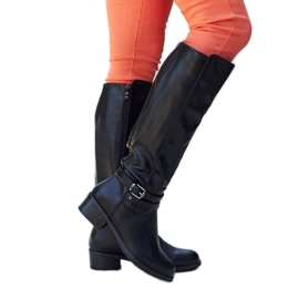 Bottes Aldisio noires à haute isolation le noir