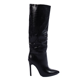 Bottines à talons Shelovet noires