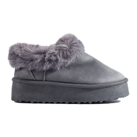 Bottines de neige basses femme Shelovet grises Bottines de neige basses femme Shelovet grises