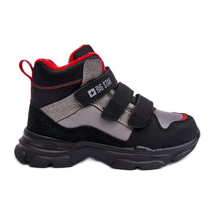 Bottes de neige isolées pour enfants gris Big Star MM374170