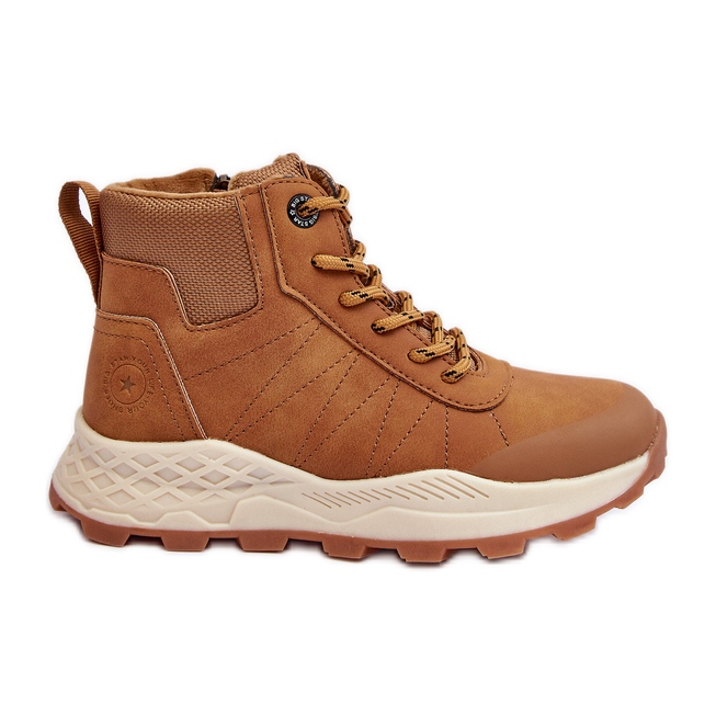 Chaussures de randonnée isolées Camel Big Star pour enfants MM374202 brun Chaussures de randonnée isolées Camel Big Star pour enfants MM374202 brun