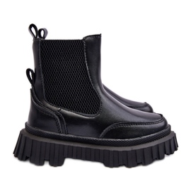Bottes chaudes zippées pour enfants Noir Jolynn
