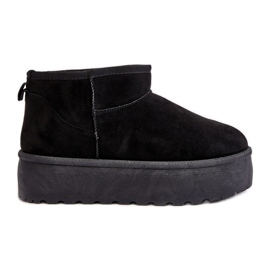 Bottes de neige à plateforme pour femmes noires Mennja le noir Bottes de neige à plateforme pour femmes noires Mennja le noir