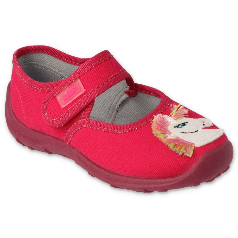 Befado chaussons enfants avec velcro 661X009 rose