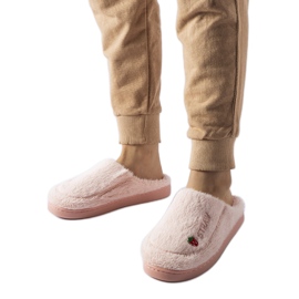 Chaussons Collinsville rose clair