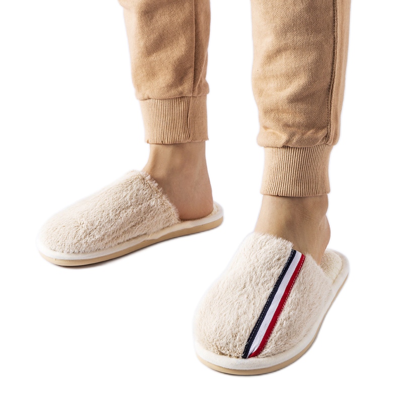 Chaussons beiges