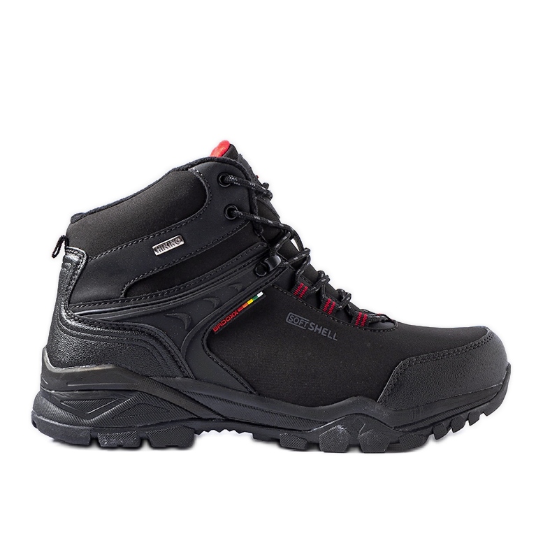 Chaussures de trekking noires pour hommes le noir Chaussures de trekking noires pour hommes le noir