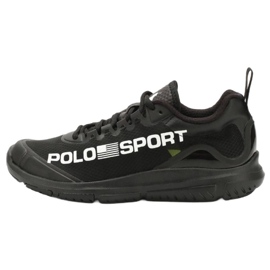 Polo Ralph Lauren Chaussures de sport masculines Polo Sport Ralph Lauren Tech Racer 804777159007 Black noir