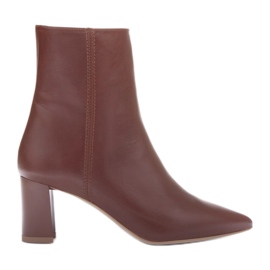 Marco Shoes Bottines en cuir Rosie brun Marco Shoes Bottines en cuir Rosie brun