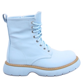 Bottines à lacets Peddy Blue bleu