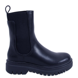 Bottines Chelsea Hautes Terre Noir