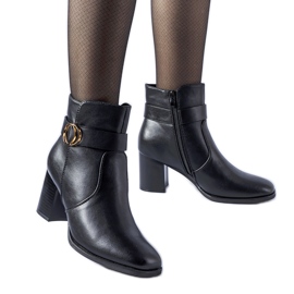 Bottines Muscoline isolées noires