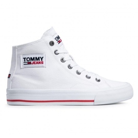Tommy Hilfiger Chaussures Tommy Jeans Midcut Vulc M EN0EN01370-YBR blanc