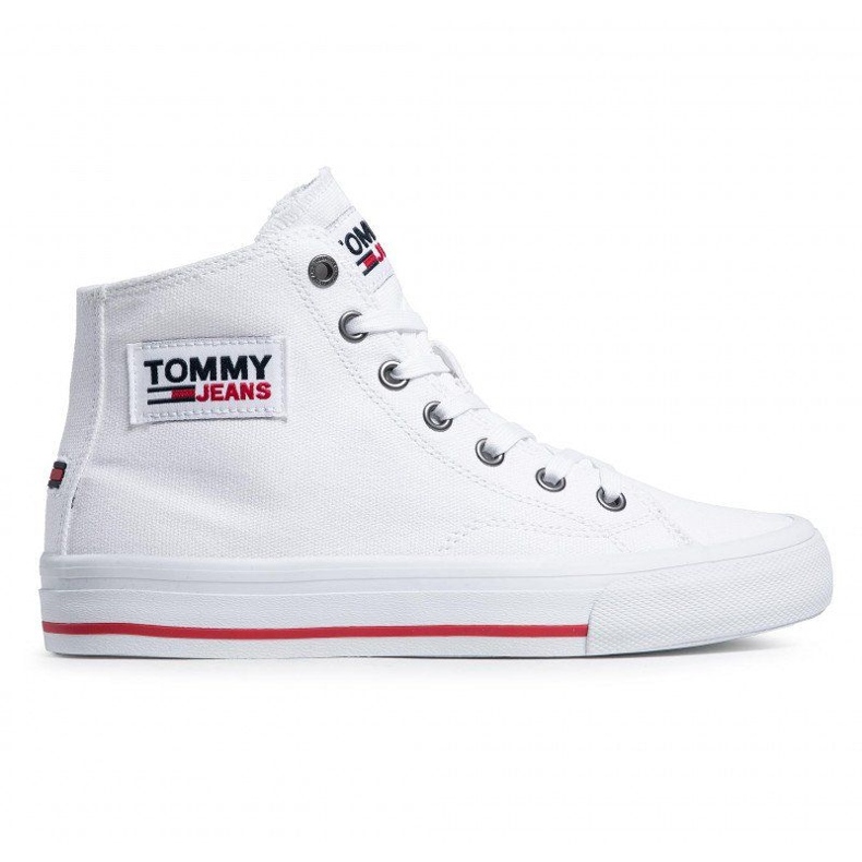Tommy Hilfiger Chaussures Tommy Jeans Midcut Vulc M EN0EN01370-YBR blanche