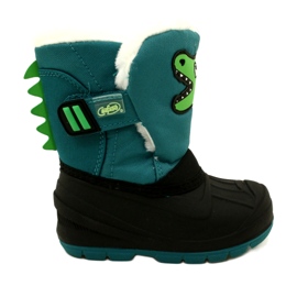 Bottes de neige isolées pour enfants Befado 160X016 noir et vert