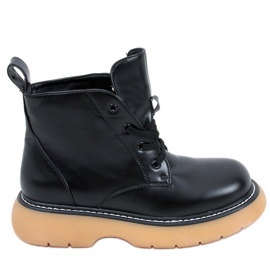 Gaia BLACK+Y bottines bovver noir