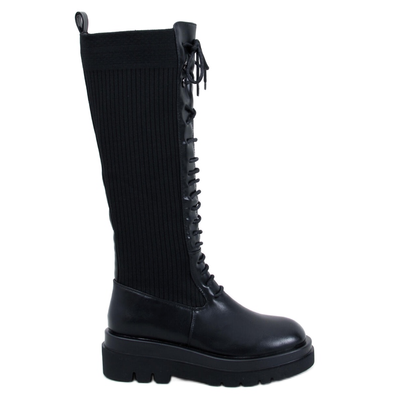 Stebb Boots noires à tige souple le noir Stebb Boots noires à tige souple le noir