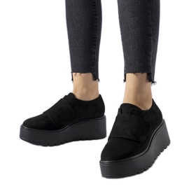 Chaussures à plateforme Pallet noires