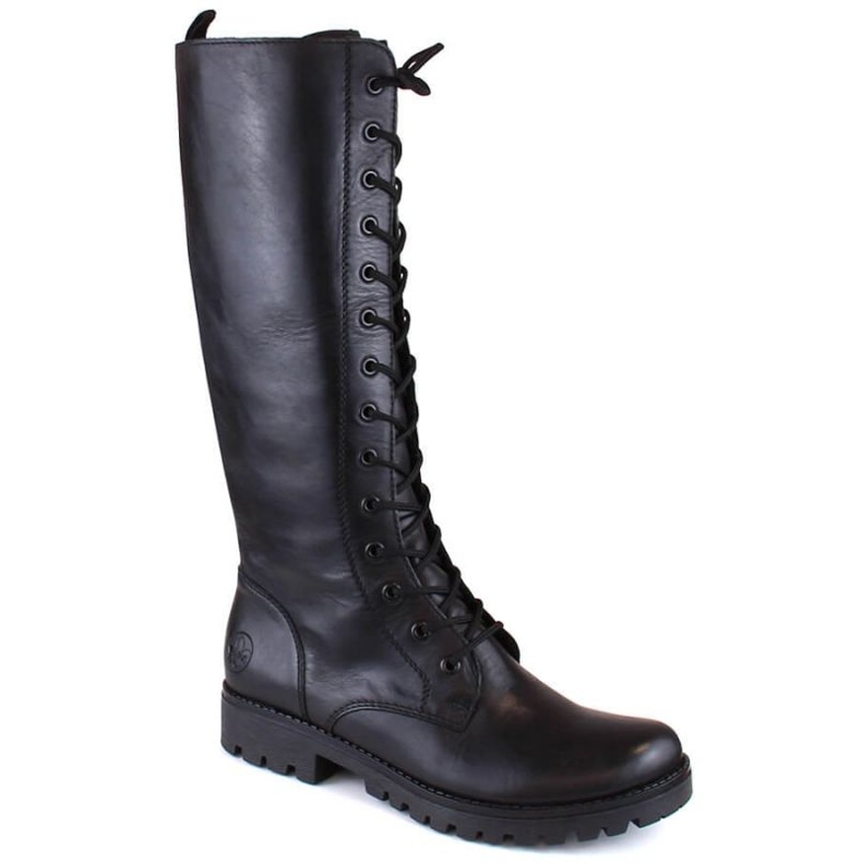 Bottes isolées Rieker, cuir W 78543-00 le noir