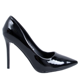 Escarpins femme laqués Rutina Noir le noir