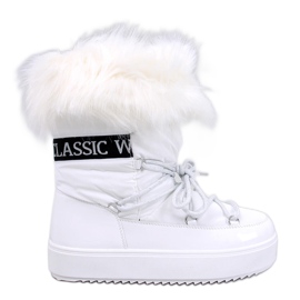 Kendals Bottes de neige en fourrure blanche
