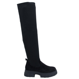 Trotter Bottines chaussettes noires le noir