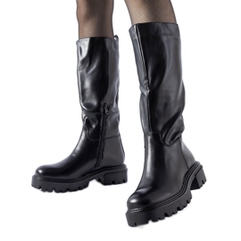 Bottes Keauhou isolées noires le noir