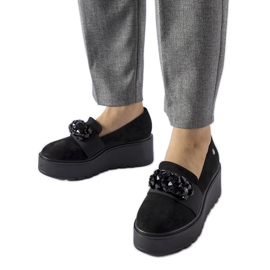 Chaussures plateforme Edma noires le noir