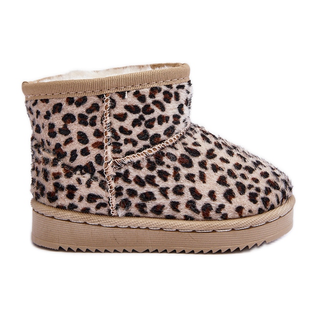 Bottes de neige chaudes pour enfants Beige Gooby