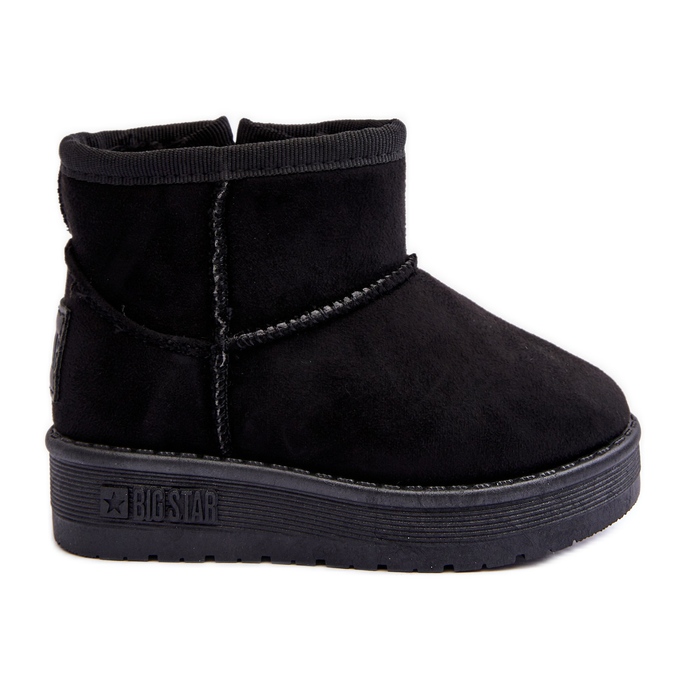 Bottes de neige isolées à enfiler pour enfants noir Big Star MM374100 le noir Bottes de neige isolées à enfiler pour enfants noir Big Star MM374100 le noir