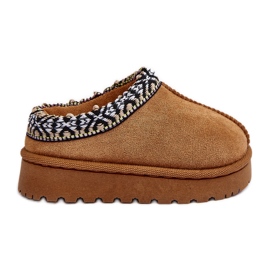 Chaussons Isolés Enfant Camel Olivane brun