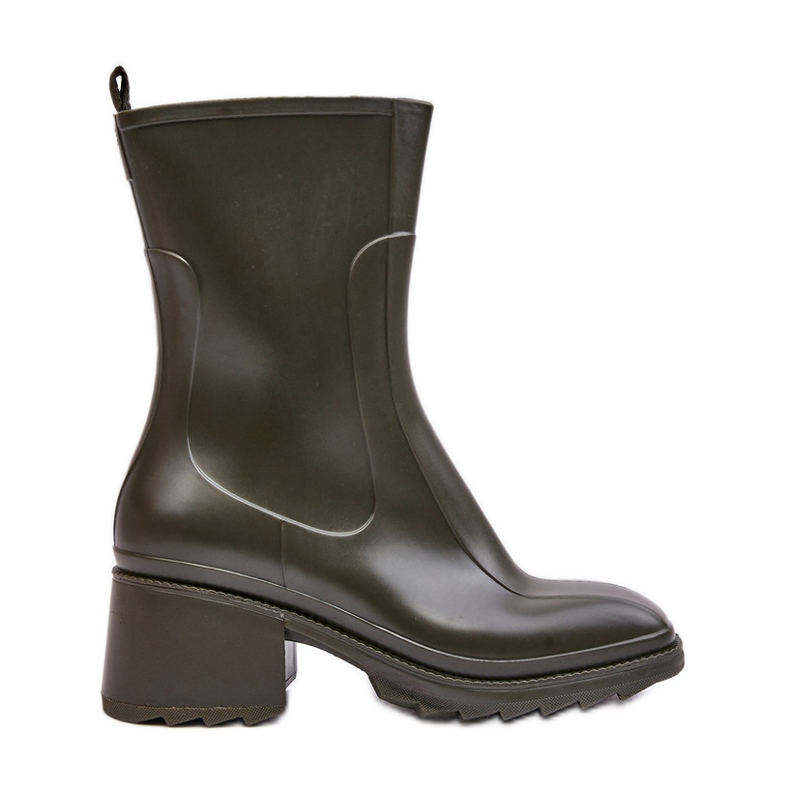 Bottines Galoches Mates Pour Femmes Vert Foncé Bertaida
