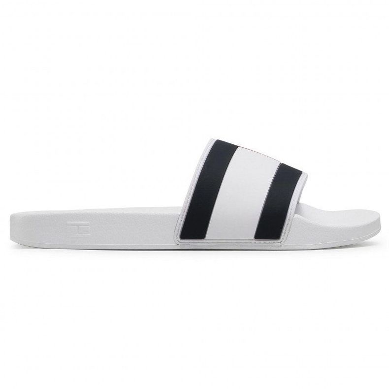 Tongs Tommy Hilfiger Essential Flag Pool Slide M FM0FM03484-YBR blanche