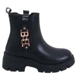 Bottines Chelsea femme Vida Noir